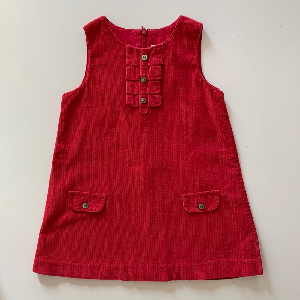 Soft red Jacadi corduroy jumper